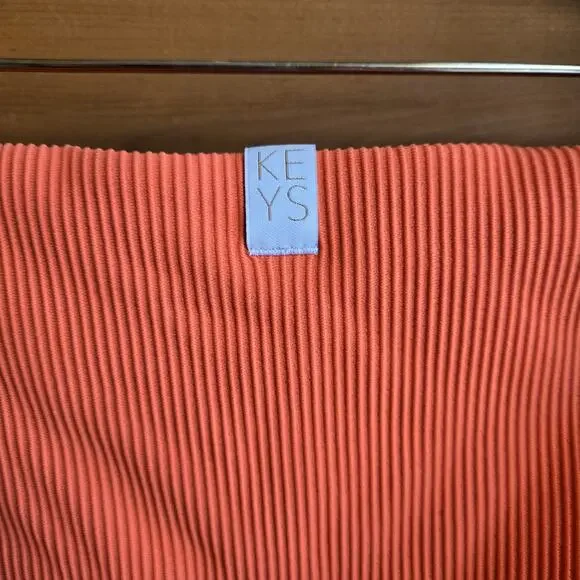 Athleta x Alicia Keys Elation Tight Ribbed Legging Jewel Orange 2X Pant Workout - Picture 6 of 6